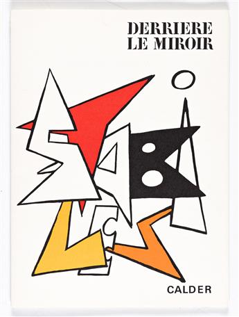 ALEXANDER CALDER Three volumes of Derrière le Miroir.